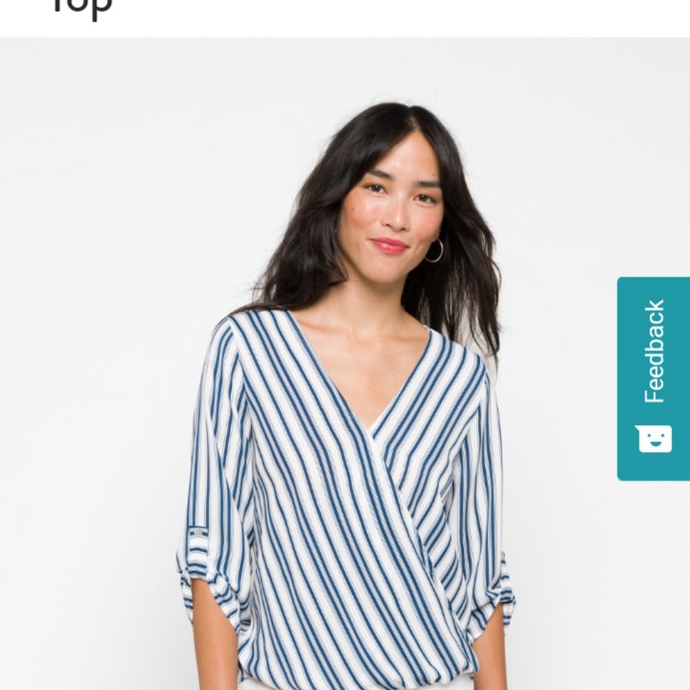 NWOT WEST KEI ROLLTAB HI LO TOP SZ SM